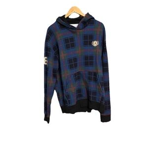 NWOT  Authentic Jordan Hooded Plaid Print Size Medium